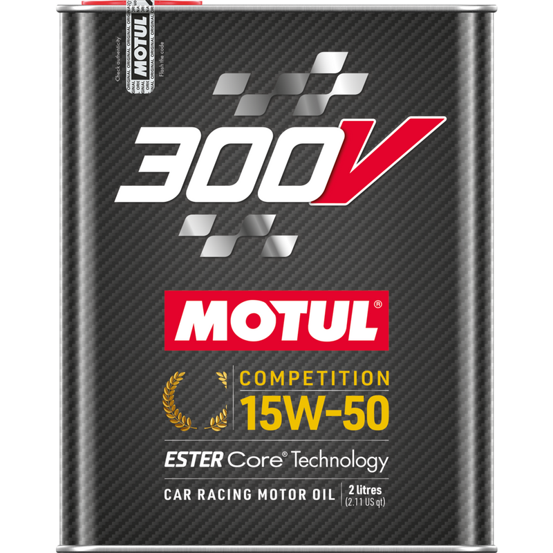 Motul 300V 15W50 Huile moteur de compétition - 2L