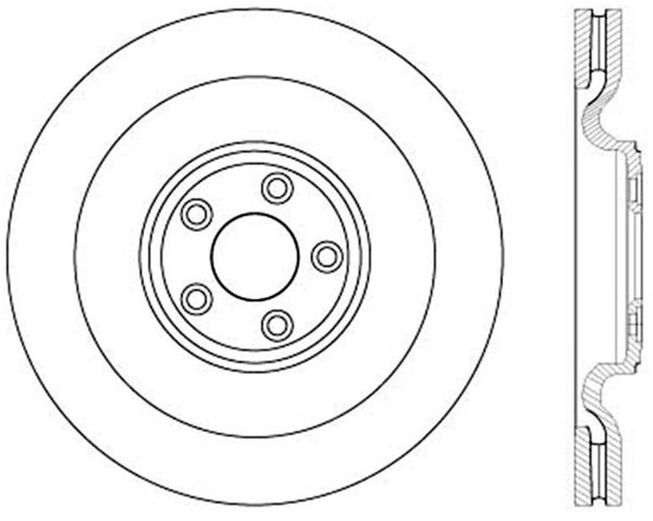 Disque de frein sport rainuré StopTech