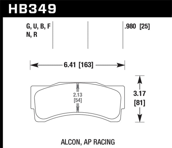 Hawk 14-16 BMW M235i 3.0L HPS 5.0 Plaquettes de frein avant