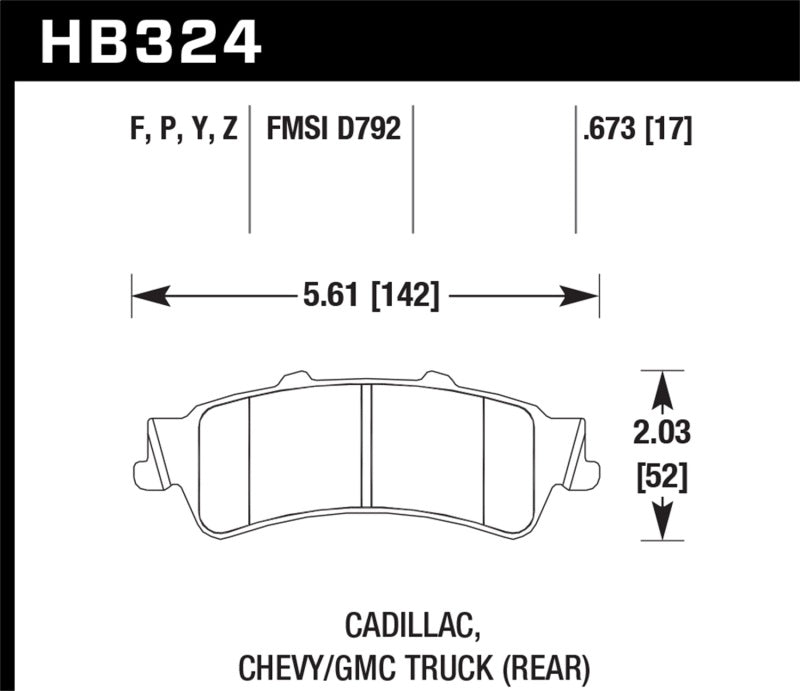 Plaquettes de frein Hawk Super Duty Street