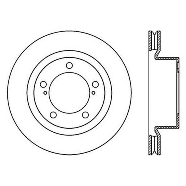 Disque de frein sport rainuré StopTech