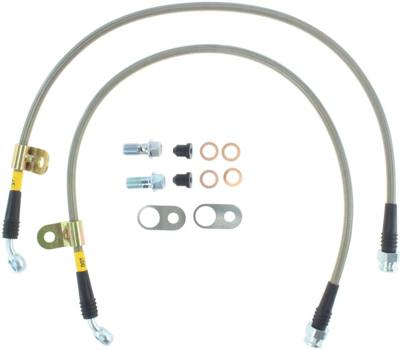 StopTech 06-15 Mazda Miata Kit de conduite de frein avant en acier inoxydable pour 4300