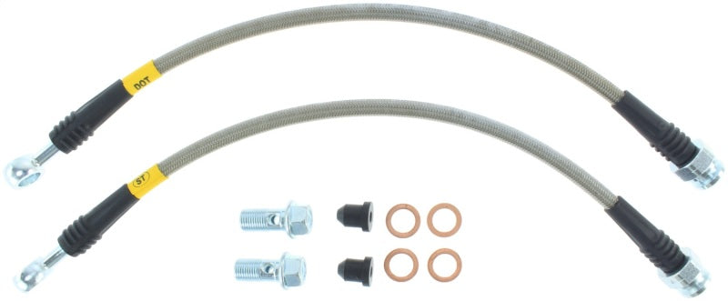 StopTech 93-02 Chevrolet Camaro / Pontiac Firebird Kit de conduite de frein avant en acier inoxydable