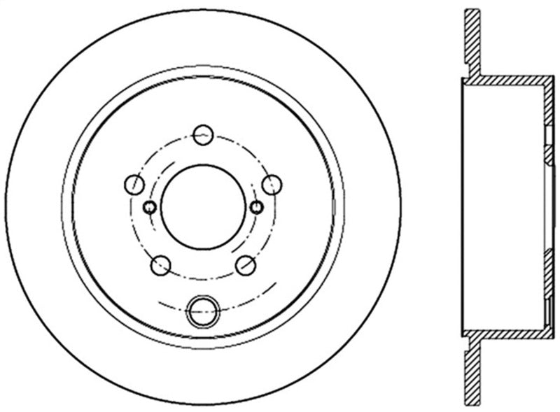 Disque de frein sport rainuré StopTech