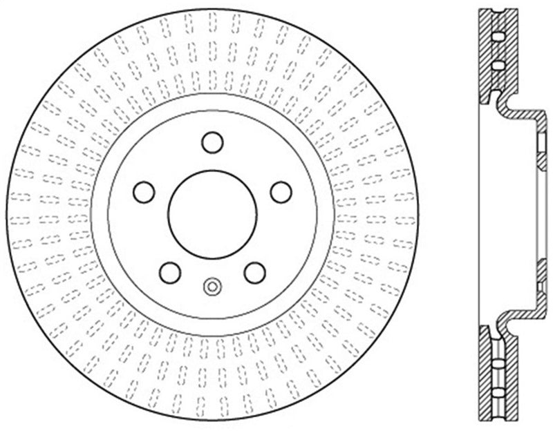 Disque de frein sport rainuré StopTech