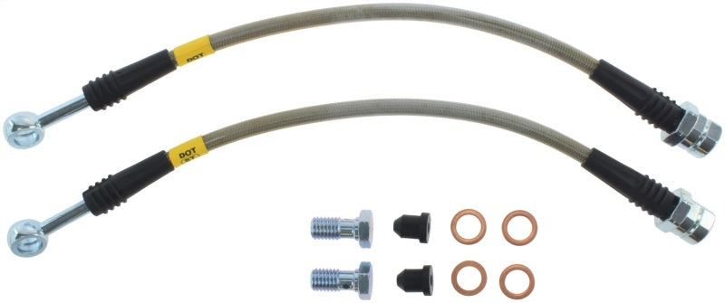 StopTech Conduites de frein arrière en acier inoxydable pour VW Golf R 2015