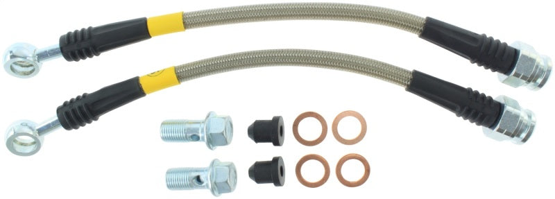 StopTech 98-02 Chevy Camaro Conduites de frein arrière en acier inoxydable