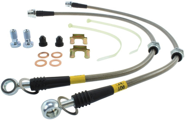 StopTech 3/99-06 Audi TT/TT Quattro Kit de conduite de frein avant en acier inoxydable