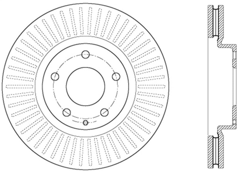 Disque de frein sport rainuré StopTech