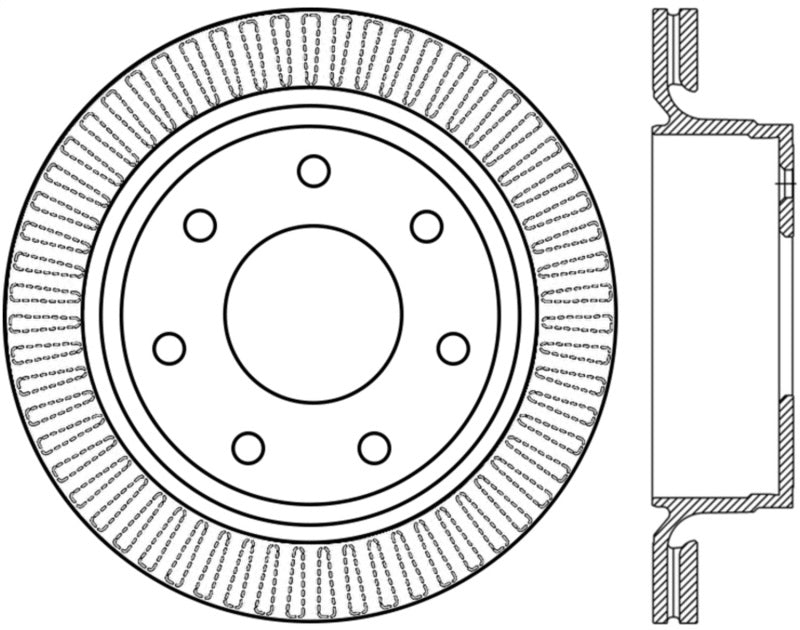 Disque de frein sport rainuré StopTech