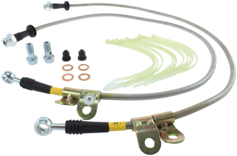 StopTech 05-09 Land Rover LR 3 / 06-09 Range Rover Kit de conduite de frein avant en acier inoxydable