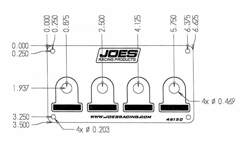 Panneau d'interrupteurs Joes Racing