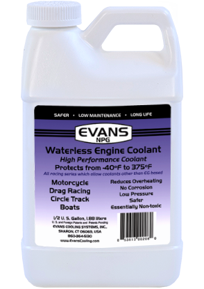 Liquide de refroidissement NPG Evans sans eau 1/2 gal