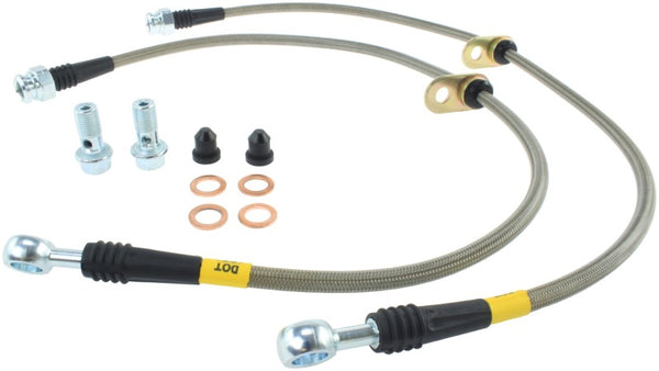 Conduites de frein avant en acier inoxydable StopTech 06+ Civic Si