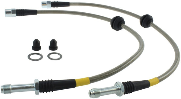 StopTech 09 Audi A4 Berline / 08-10 A5-S5 Kit de conduite de frein avant en acier inoxydable