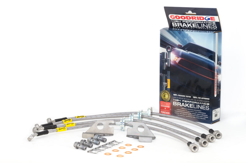 Goodridge 12-17 Chevrolet Caprice Police Package Only Kit de conduite de frein SS