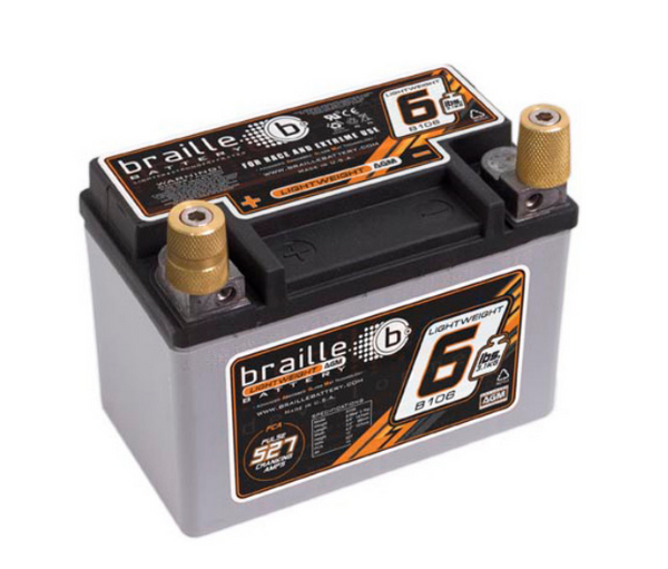 B106 Braille Lightweight AGM Battery 7lbs/510PCA