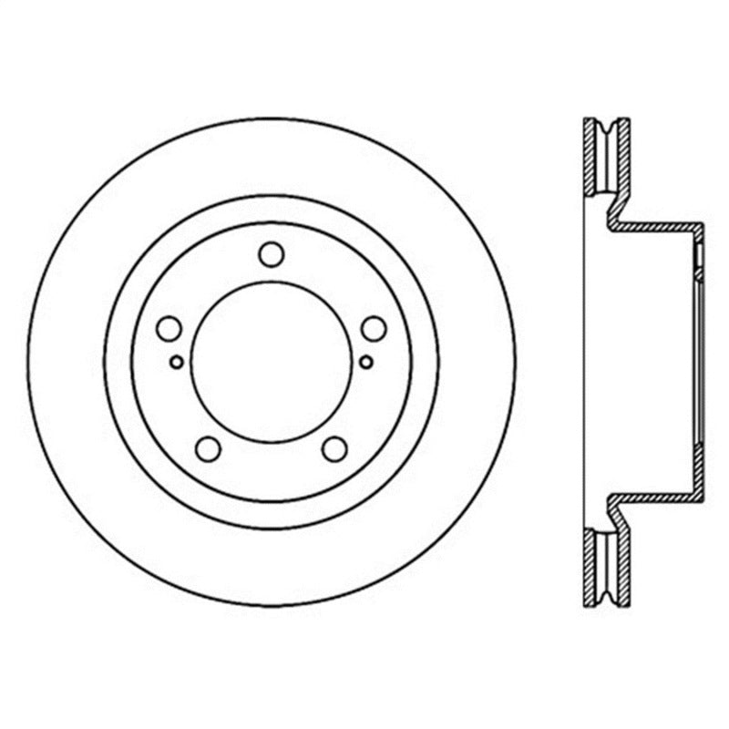 Disque de frein sport rainuré StopTech