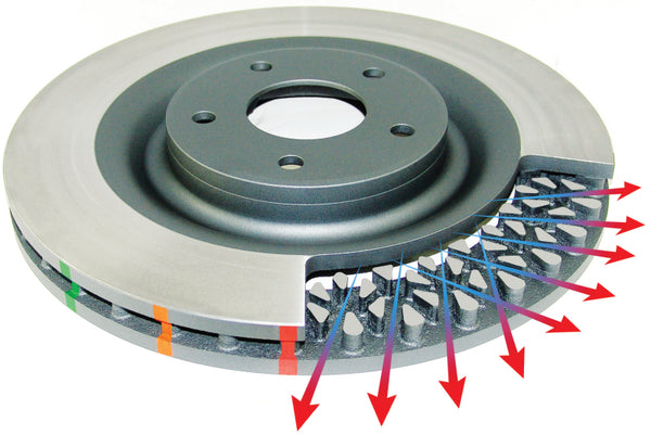 DBA 08+ Audi S4 Quattro Rotor avant à fente en T T3 série 4000