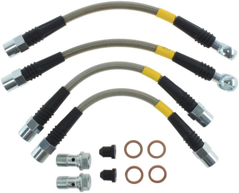 StopTech Kit de conduite de frein arrière en acier inoxydable pour VW Passat 98-05