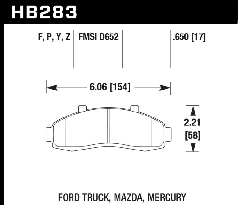 Plaquettes de frein Hawk Super Duty Street