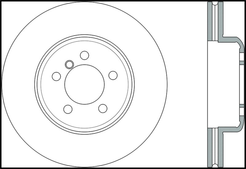 StopTech Sport 14-15 BMW 435i Disque de frein avant gauche rainuré