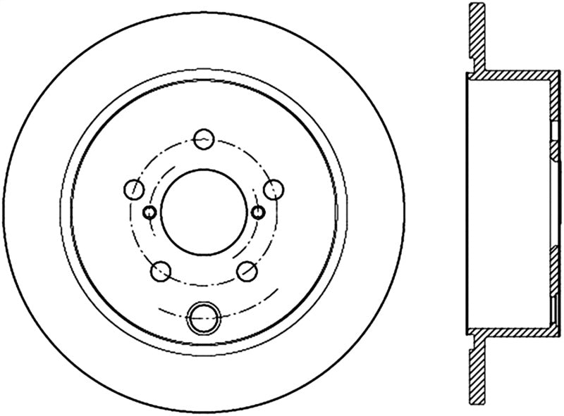 Disque de frein sport rainuré StopTech