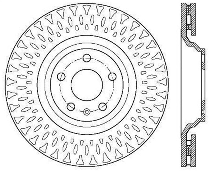 Disque de frein sport rainuré StopTech