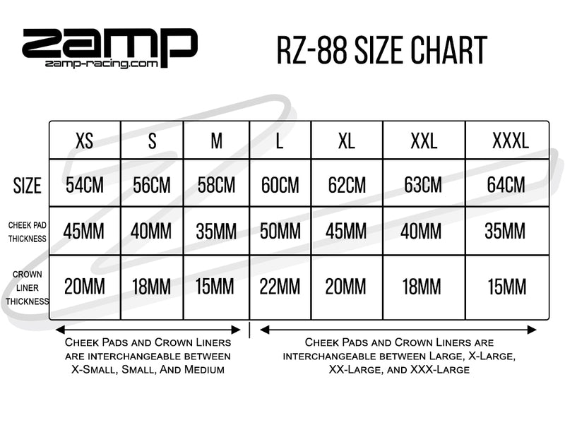 Zamp RZ-88C FIA 8860 Carbon Helmet